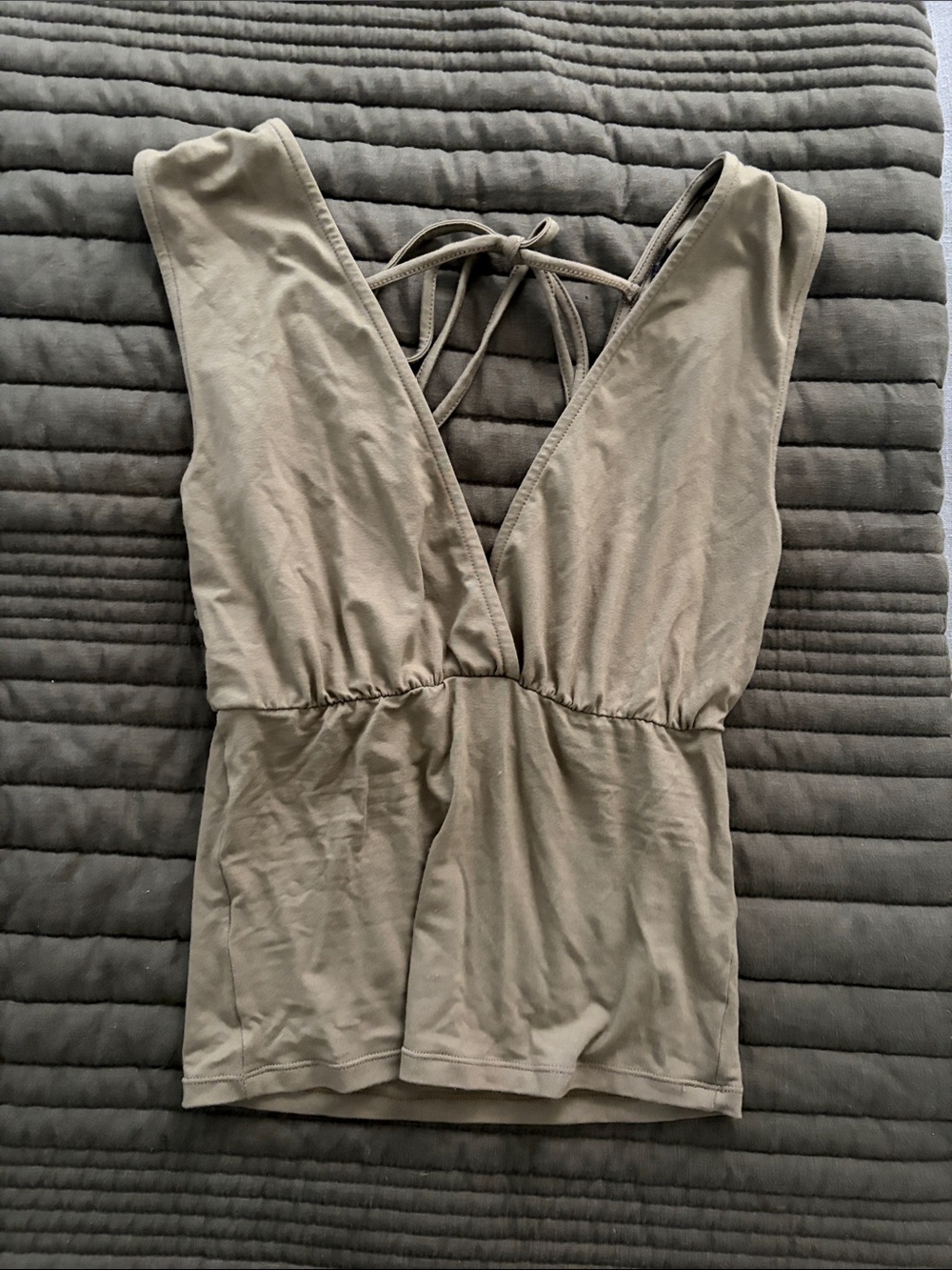 Olive V-Neck Cami